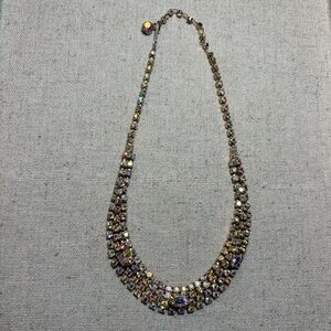 Vintage | Aurora Borealis Rhinestone Choker